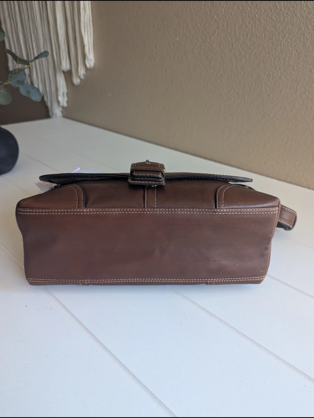 vintage Y2K Coach Hamptons Buckle Flap bag